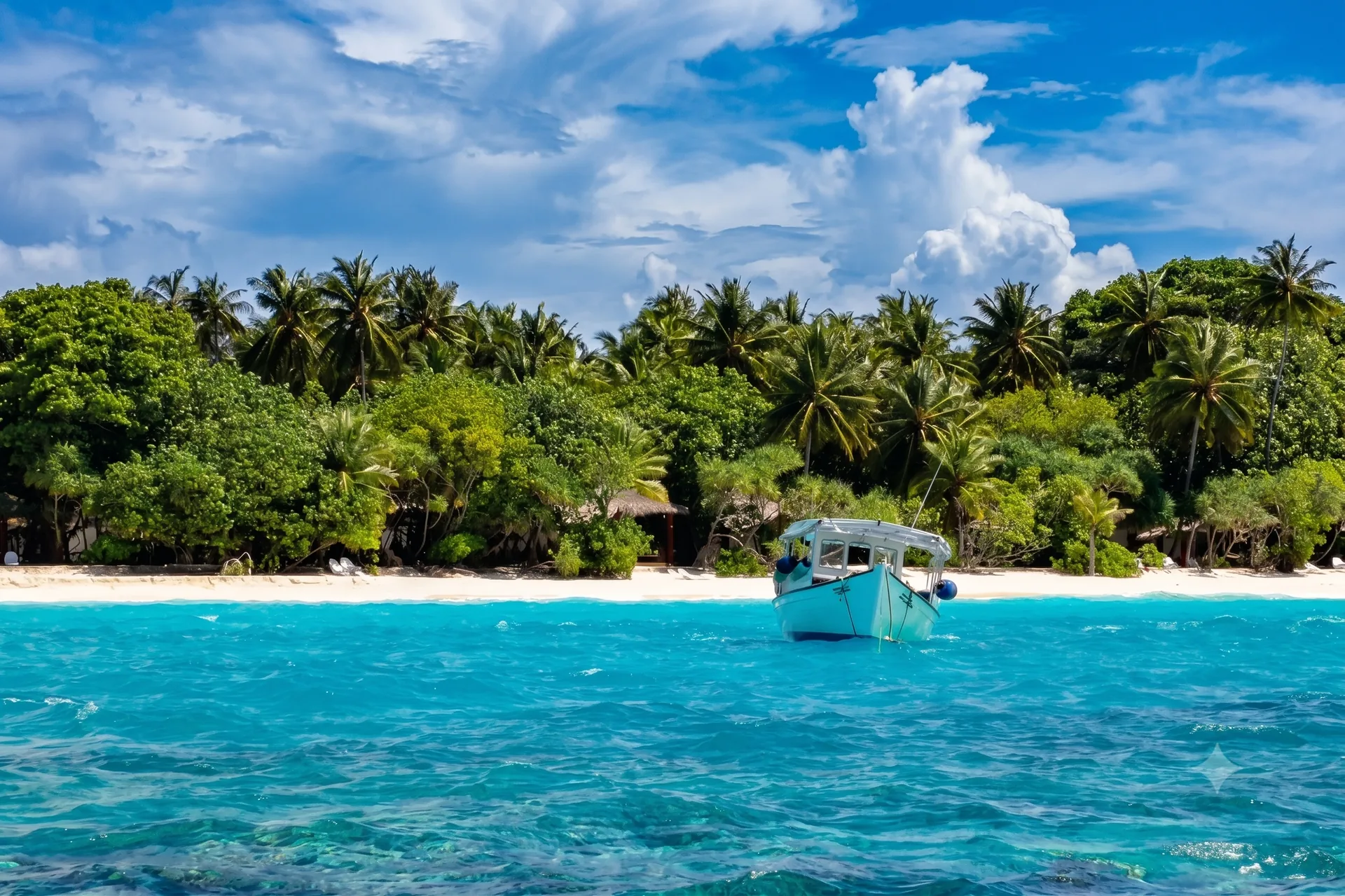 Kareem Residence guesthouse, Hinnavaru Island beach, Maldives
