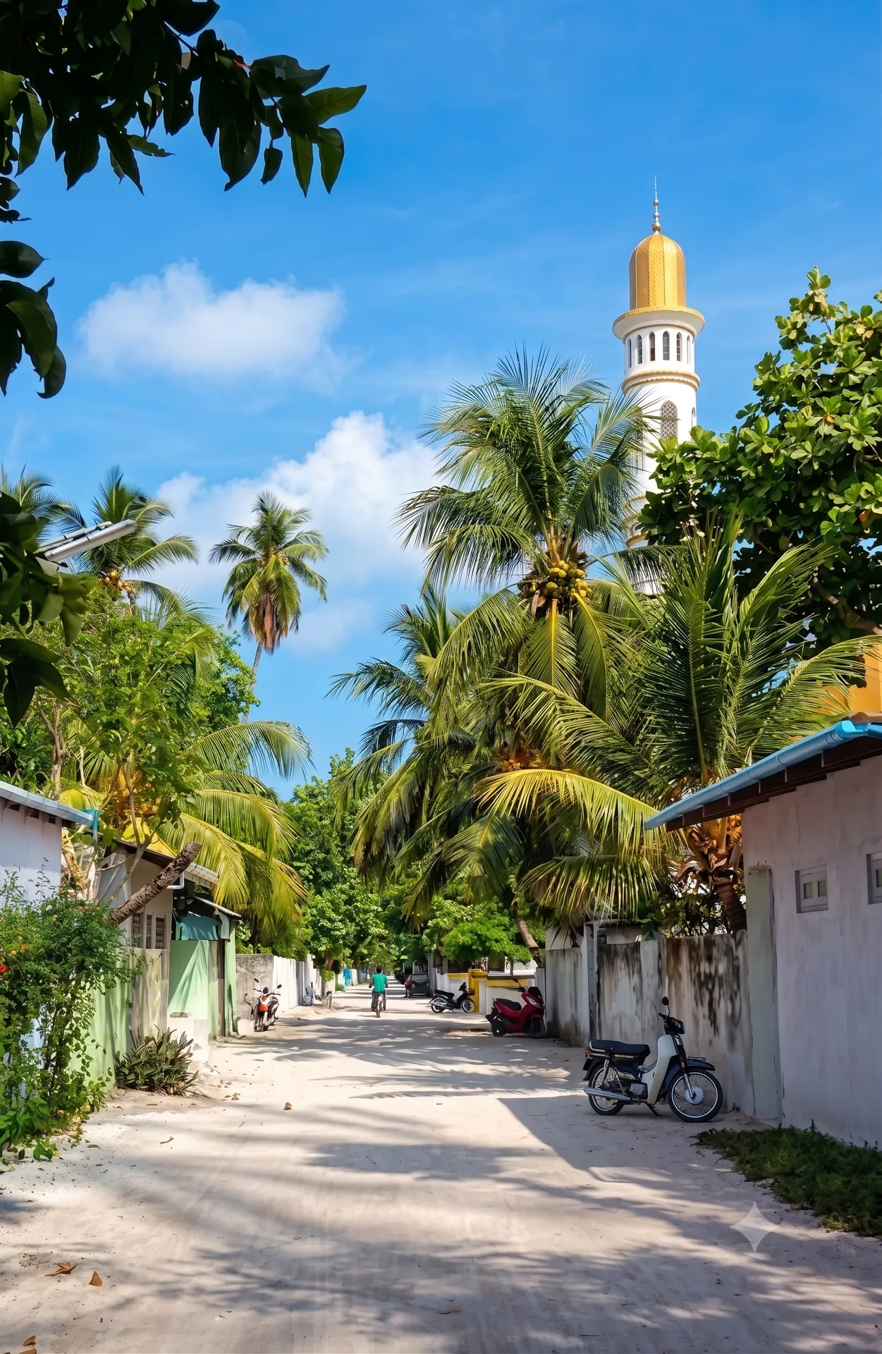 Kareem Residence guesthouse, Hinnavaru Island beach, Maldives
